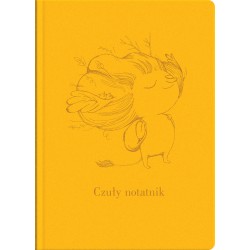 Czuły notatnik żółty