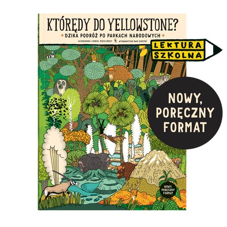 Którędy do Yellowstone? Dzika podróż po parkach narodowych  Aleksandra i Daniel Mizielińscy motyleksiazkowe.pl