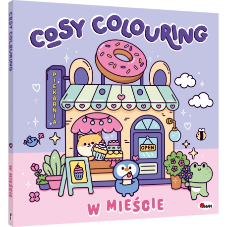 COSY COLOURING W MIEŚCIE KOLOROWANKA ANTYSTRESOWA motyleksiazkowe.pl