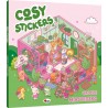COSY STICKERS UROCZE MIASTECZKO WYKLEJANKA ANTYSTRESOWA