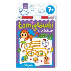 Łamigłówki z ołówkiem i małpką. Od 7 lat