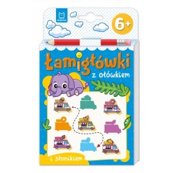 Łamigłówki z ołówkiem i słonikiem. Od 6 lat