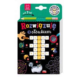 Rozwiązuję z ołówkiem. Łamigłówki z lemurem. Od 7 lat Beata Karlik motyleksiazkowe.pl