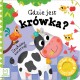 Szukamy zwierząt. Gdzie jest krówka? Filcowe klapki i lusterko