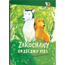 Zakochany grzeczny pies