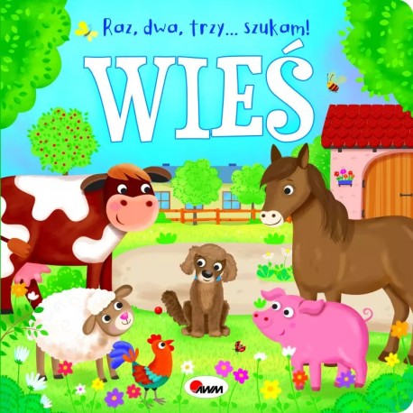 RAZ DWA TRZY...SZUKAM! WIEŚ LATARKA motyleksiazkowe.pl
