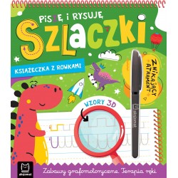 Piszę i rysuję szlaczki. Książeczka z rowkami
