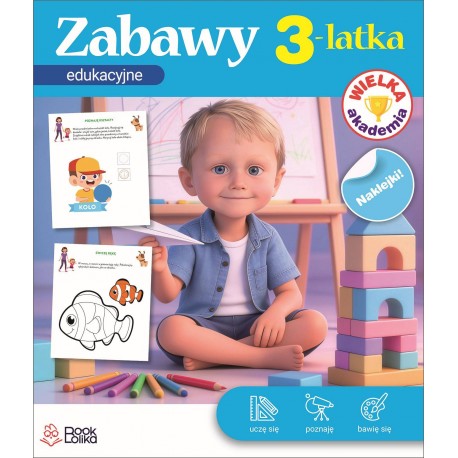 Zabawy edukacyjne 3latka Monika Majewska motyleksiazkowe.pl
