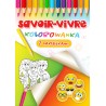 Savoir-vivre kolorowanka z nakejkami