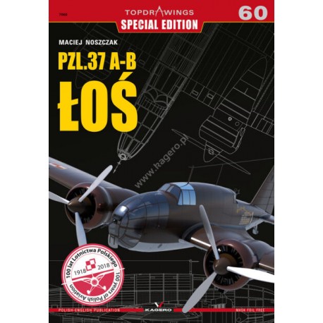 PZL.37 A-B Łoś (Top Drawingss 60 - SPECIAL EDITION) Maciej Noszczak motyleksiazkowe.pl