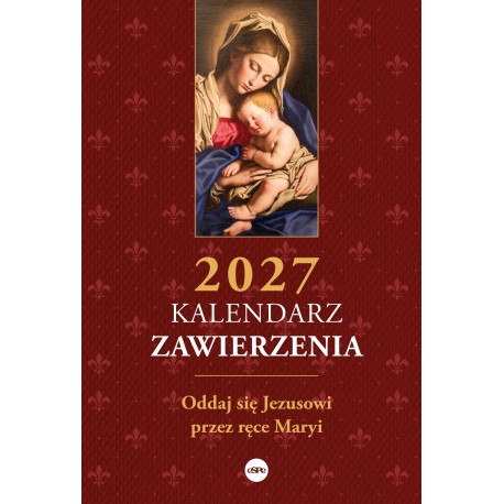 Kalendarz zawierzenia 2027 Ludwik Maria Grignion de Montfort motyleksiazkowe.pl