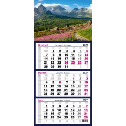 Kalendarz trójdzielny 2027 - Tatry