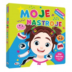 NAKLEJAM ODKLEJAM MOJE NASTROJE KSIĄŻKA Z NAKLEJKAMI WIELOKROTNEGO UŻYTKU