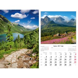 Kalendarz ścienny 2027 - Tatry