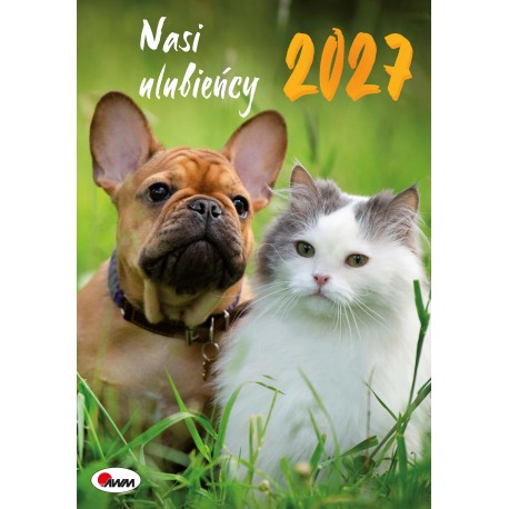 KALENDARZ 2027 NASI ULUBIEŃCY ALBUMOWY A3 motyleksiazkowe.pl