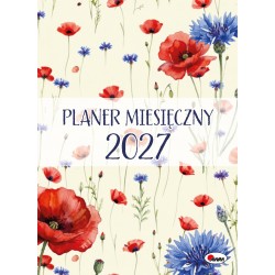 KALENDARZ PLANER DUŻY MIESIĘCZNY 1 2027 A4