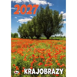 KALENDARZ 2027 KRAJOBRAZY ALBUMOWY A4