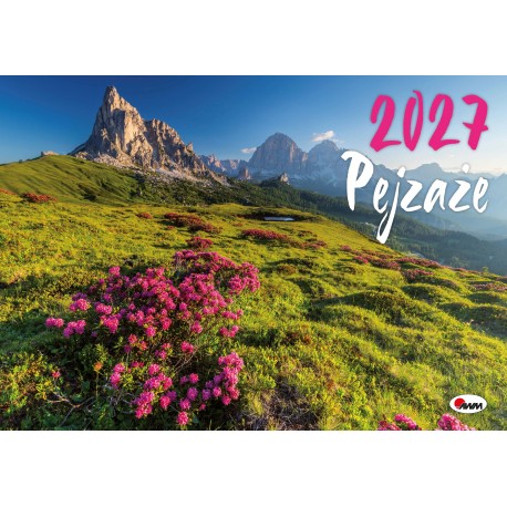 KALENDARZ 2027 PEJZAŻE ALBUMOWY A4 motyleksiazkowe.pl