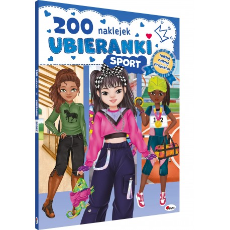 UBIERANKI SPORT KSIĄŻKA Z NAKLEJKAMI motyleksiazkowe.pl