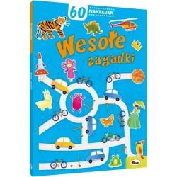 60 NAKLEJEK WESOŁE ZAGADKI KSIĄŻKA Z ZADANIAMI