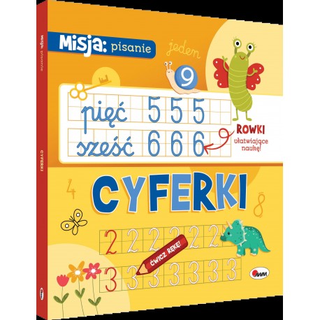MISJA PISANIE CYFERKI motyleksiażkowe.pl