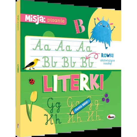 MISJA PISANIE LITERKI motyleksiazkowe.pl